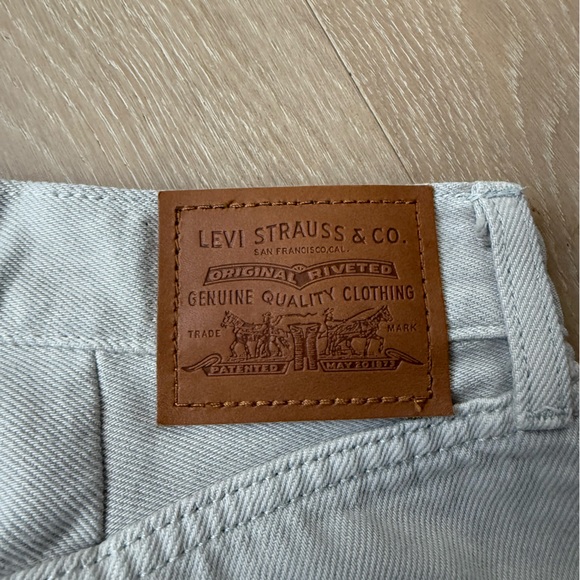 Levi High Loose Jeans, “Mushroom” In Light Grey - Picture 4 of 5